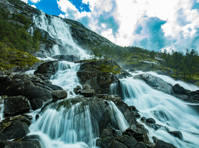 Langfoss Waterval